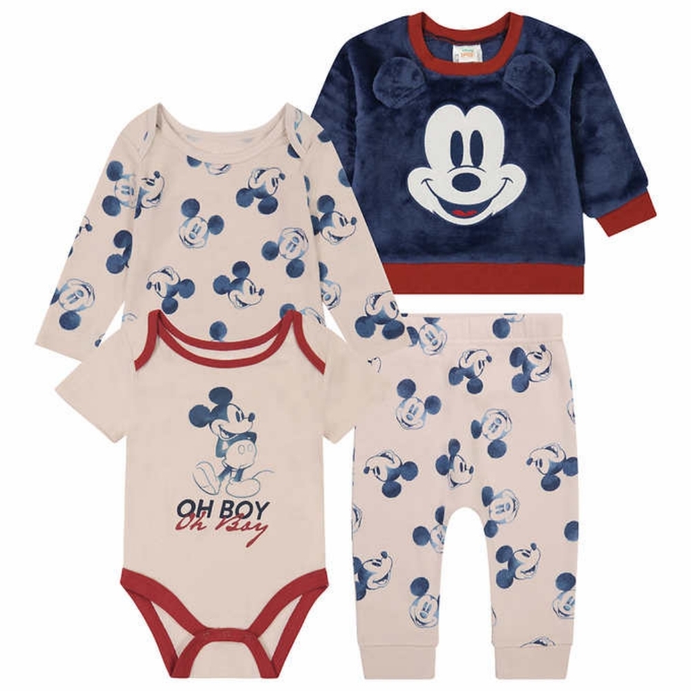 Mickey Mouse Baby 4-piece Plush Set